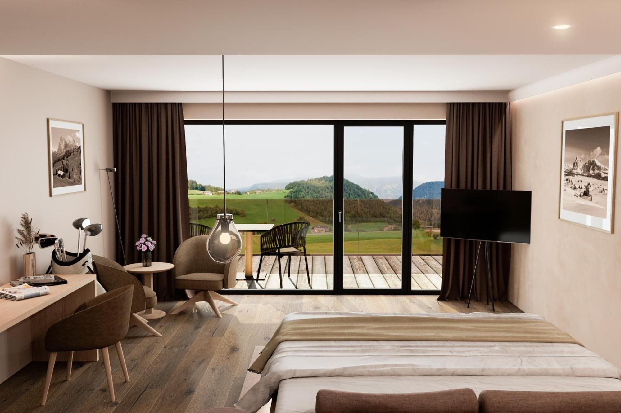 Hotel Alpenflora Castelrotto Rum bild